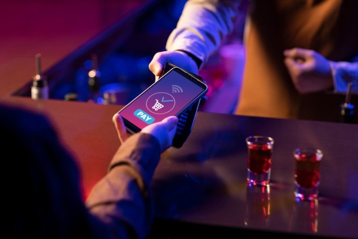 Gambar sistem keamanan tingkat tinggi untuk melindungi data pengguna di platform hiburan online